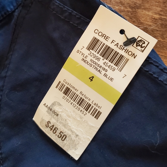 Style & Co Cotton Tie Waist Shorts size 4 - Picture 9 of 16